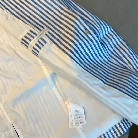 J Crew blue seersucker single button women’s blazer size 10 - Picture 4 of 4